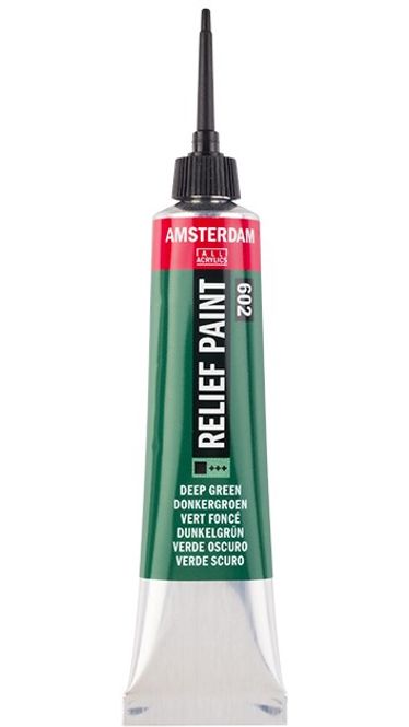Hovedbilde Amsterdam - Relief Paint - 20ml - 602 Deep Green