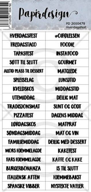 Hovedbilde Papirdesign - Klistremerker - 2000479 - Hverdagsfest