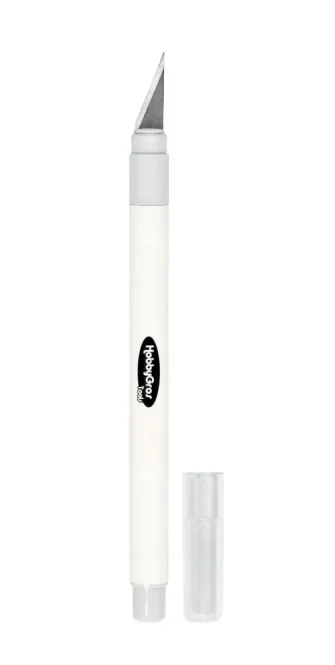 Hovedbilde HobbyGros - 021 - Precission Hobby Knife + 3 blades (White)