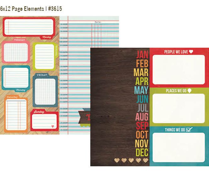 Hovedbilde Simple Stories - 3615 - Daily Grind - 6x12 Page Elements