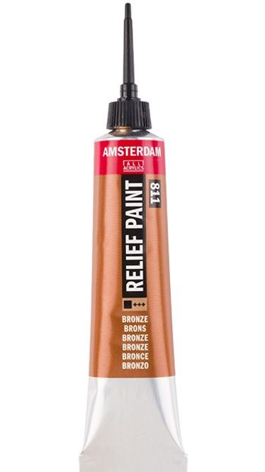Hovedbilde Amsterdam - Relief Paint - 20ml - 811 Bronze