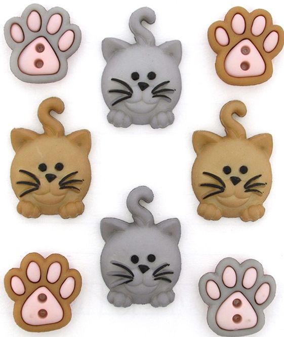 Hovedbilde Dress it up - Buttons - 9349 - Happy Kitties