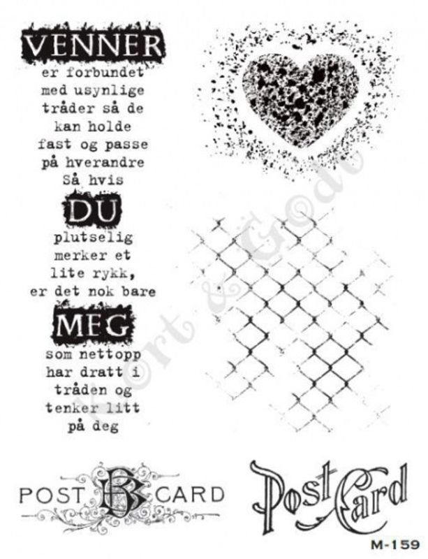 Kort & Godt - M-159 - Postcard
