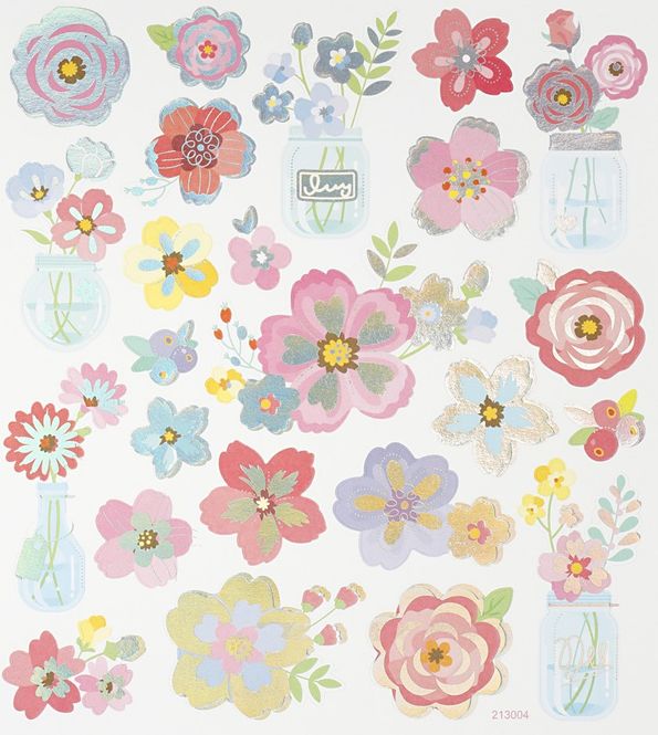 Hovedbilde Creotime - Stickers - 27193 - Vårblomster 2