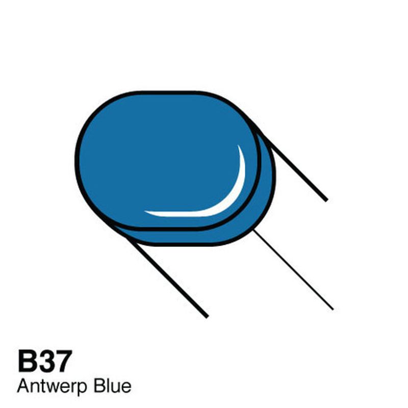 Copic - Sketch Marker - B37 - ANTWERP BLUE