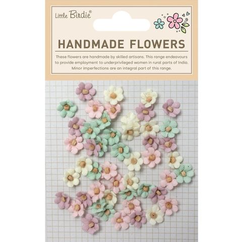 Hovedbilde Little Birdie - Handmade Flowers - Esme - Fairy Garden - 50 stk