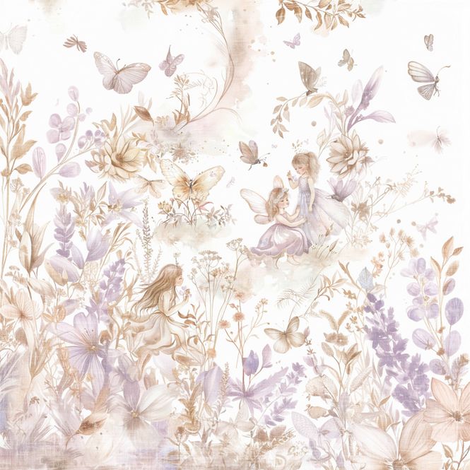 Hovedbilde Reprint - 12x12 - RP0640 - Fairies - Wild Flowers