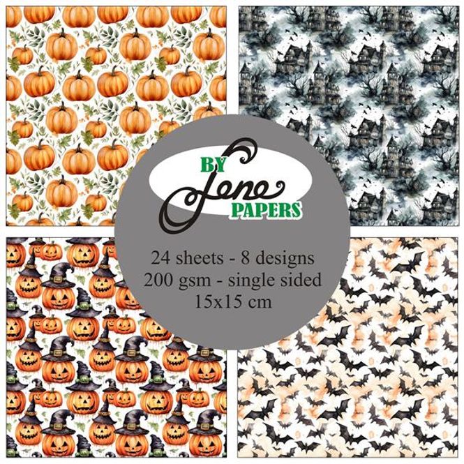 Hovedbilde By Lene -  6x6 Paper Pad - BLP045 - Halloween