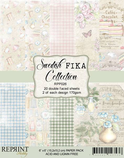 Reprint - 6x6 - RPP026 - Swedish Fika Collection Pack