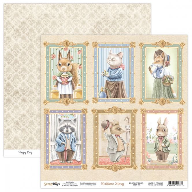 Hovedbilde ScrapBoys - Bedtime Story - 12x12 - BEST-03
