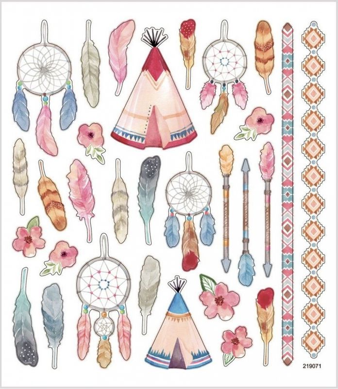 Creotime - Stickers - 29135 - Red Indian