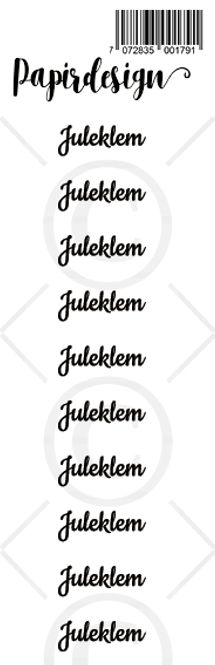 Hovedbilde Papirdesign - Transparent Stickers - 1900179 - Juleklem