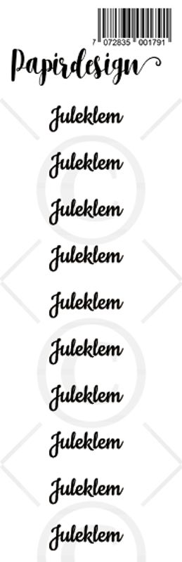 Papirdesign - Transparent Stickers - 1900179 - Juleklem