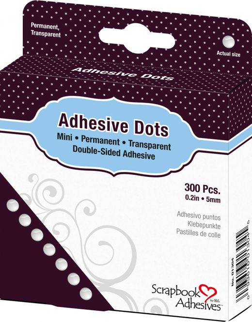 Hovedbilde Scrapbook Adhesives - Adhesive Glue Dots - Mini - 5mm - 300 stk