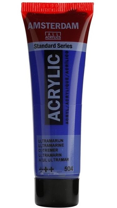 Hovedbilde Amsterdam - Acrylic Standard - 20ml - 504 Ultramarine