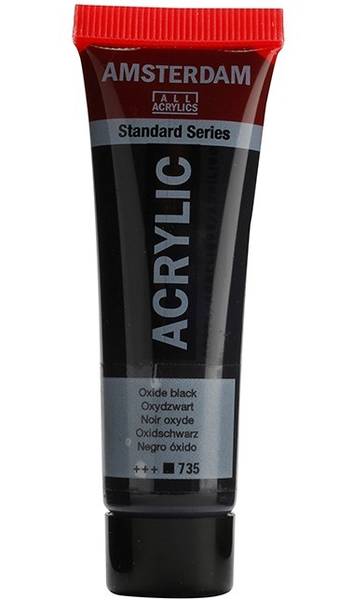 Amsterdam - Acrylic Standard - 20ml - 735 Oxide Black