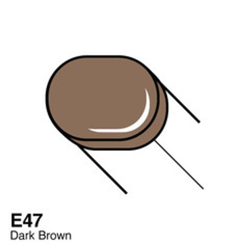 Copic - Sketch Marker - E47 - DARK BROWN