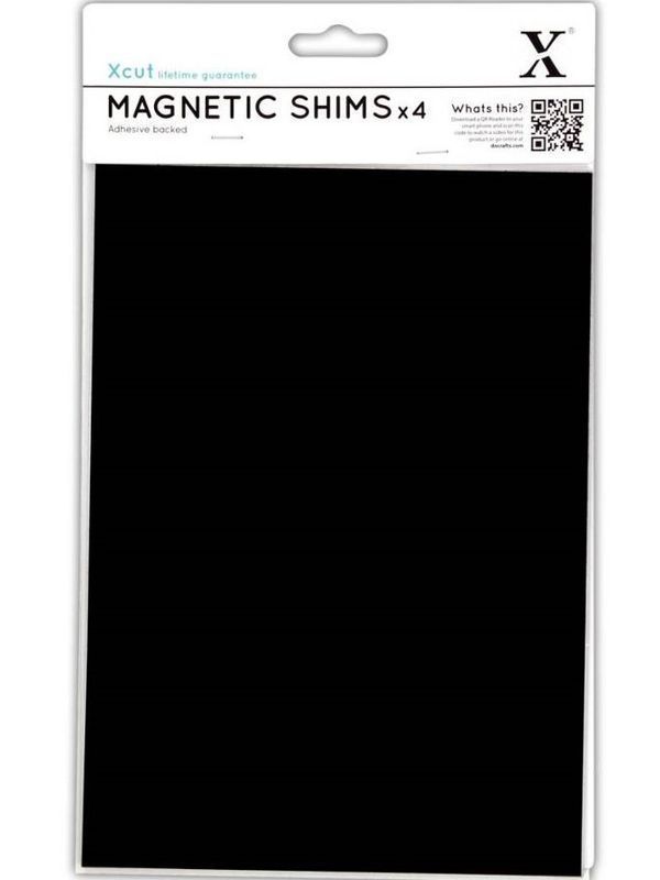 Xcut - XCU 268013 - Magnetic Shims - A5 - Adhesive Backed - 4stk