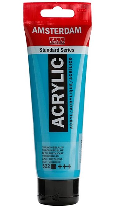Hovedbilde Amsterdam - Acrylic Standard - 120ml - 522 Turquoise blue