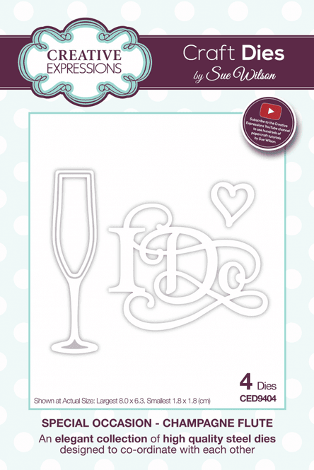 Hovedbilde Creative Expressions Die - CED9404 - Champagne Flute