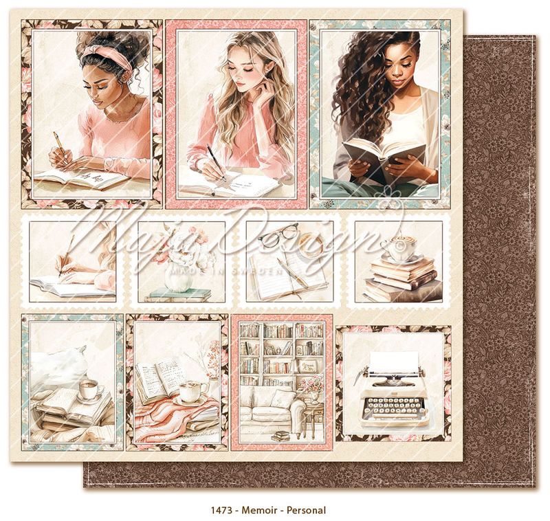 Maja Design - 1491 - Memoir - 6x6 Paper Pack