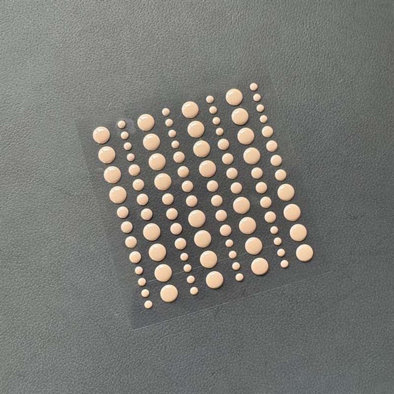 Simple and Basic - SBA042 - Enamel Dots - Nougat