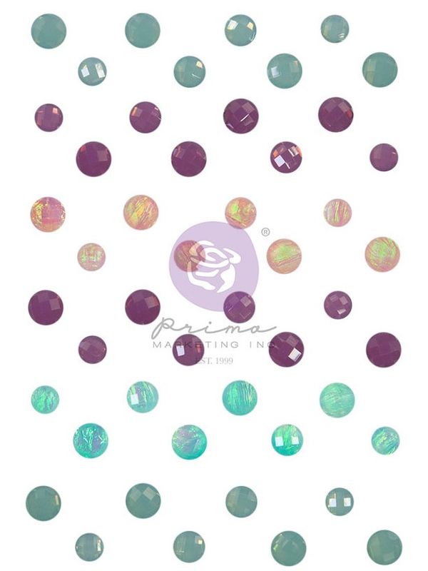 Prima - 651572 - Say it in crystals - Watercolor Floral - 48stk