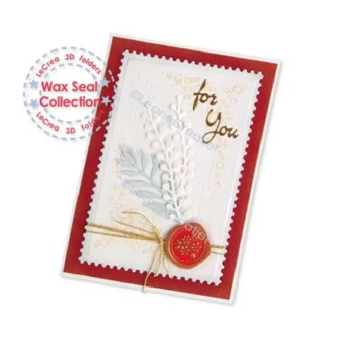 Hovedbilde Leane Creatief - 35.9051 - Embossing Folder - Seal Flower leaves