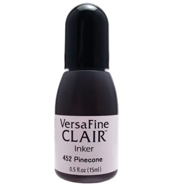 Tsukineko - VersaFine CLAIR -  Refill Inker - 452 - Pinecone - 15 ml