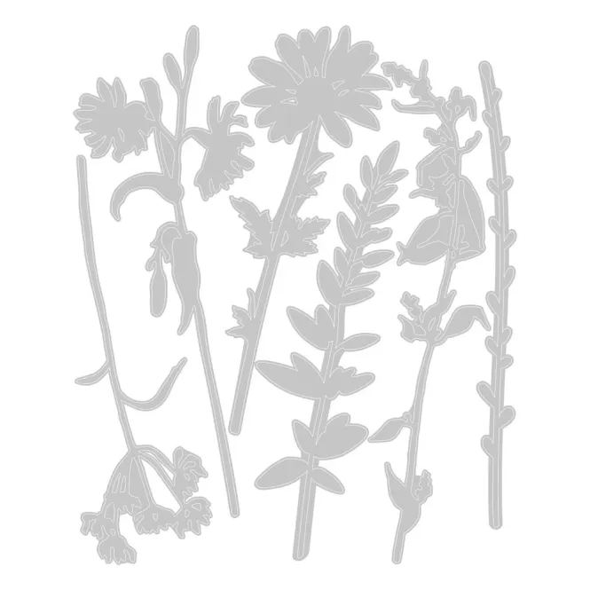 Hovedbilde Sizzix - Thinlits - 666565 - Vault Wildflowers