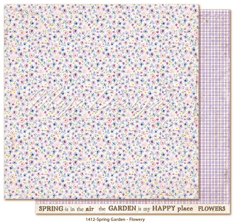 Maja Design - 1426 - Spring Garden - 12x12 Paper Pack - inkl monochromes