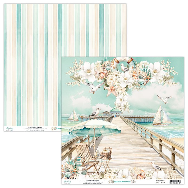 Mintay - COA - 6x6 Paper Pad - Coastal Memories
