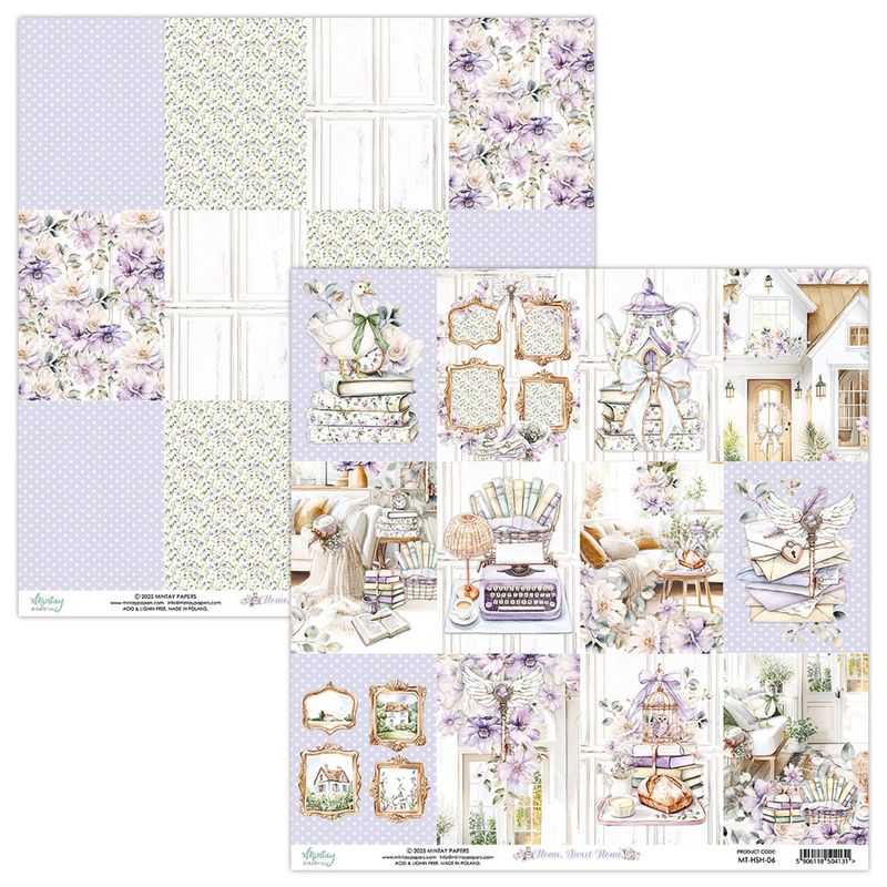 Mintay - HSH - 12x12 Paper Set - Home, Sweet Home