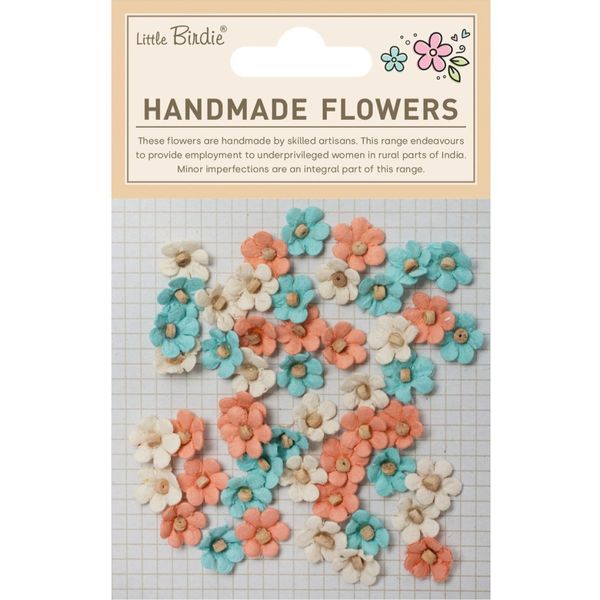 Little Birdie - Handmade Flowers - Esme - Sun & Rain - 50 stk