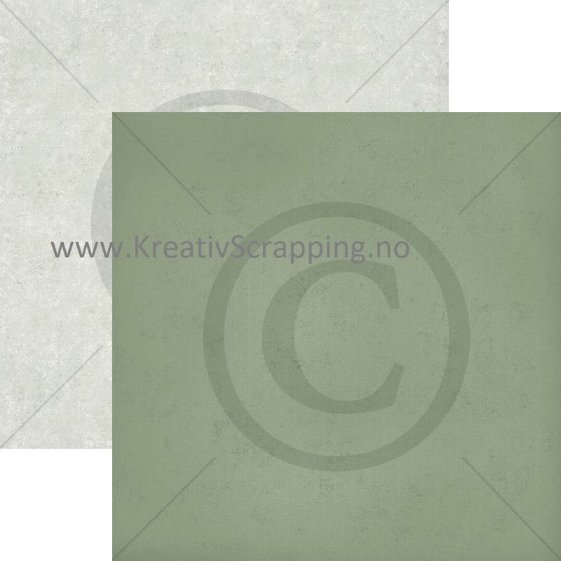 Papirdesign - 12x12 - PD1900208 - Julenatt - Grønn (Monokromatisk)