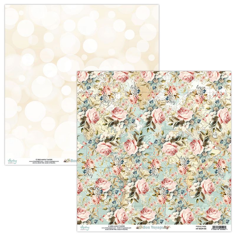 Mintay - BON - 8x8 Paper Pad - Bon Voyage