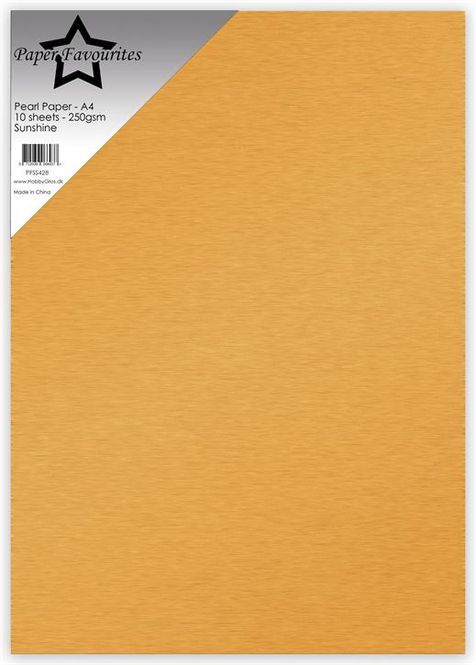Hovedbilde Paper Favourites - A4 - Pearl Paper - 428 - Sunshine - 10pk