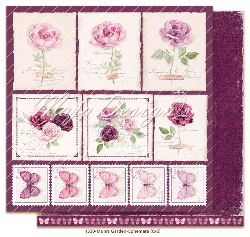 Maja Design - 1338 - Mum's Garden - 6x6 Paper Pack