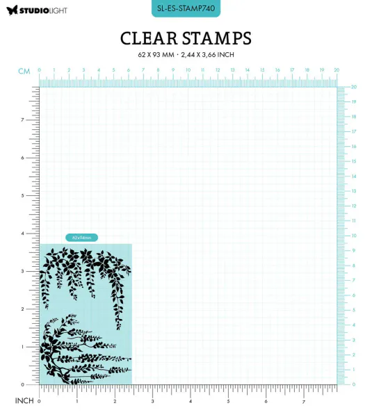  Studio Light - 740 - Essentials Clear Stamps - Wisteria