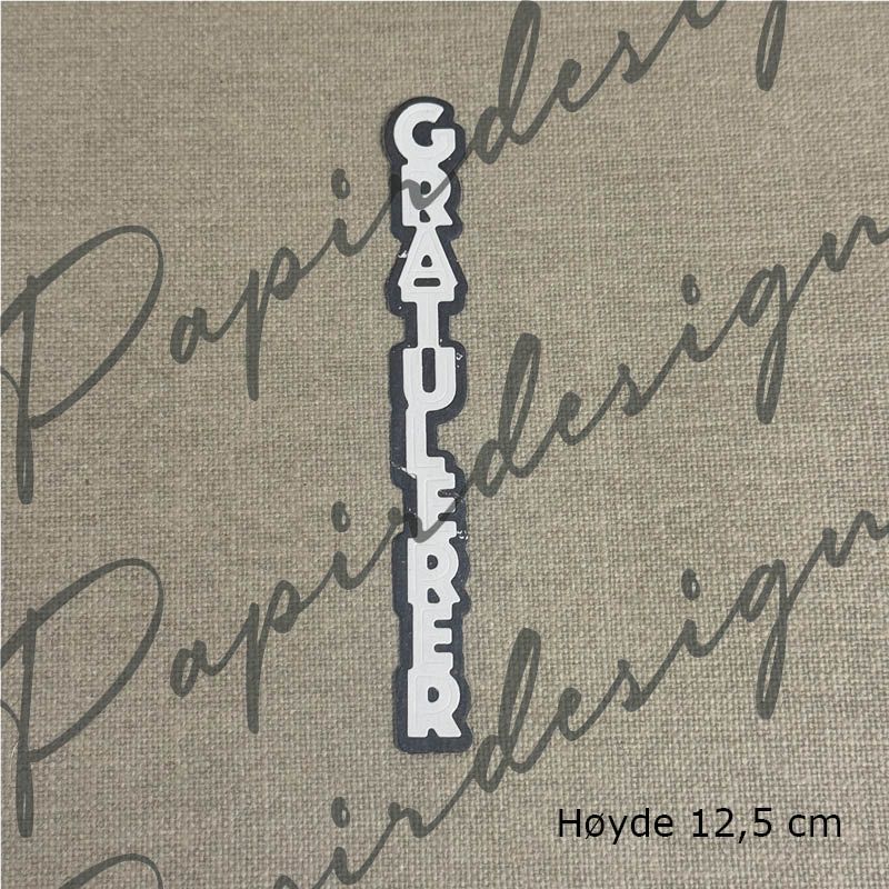 Papirdesign - Dies - PD 1594 - Gratulerer 33