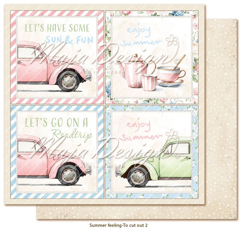 Maja Design - 1509 - Summer Feeling - 6x6 Paper Pack