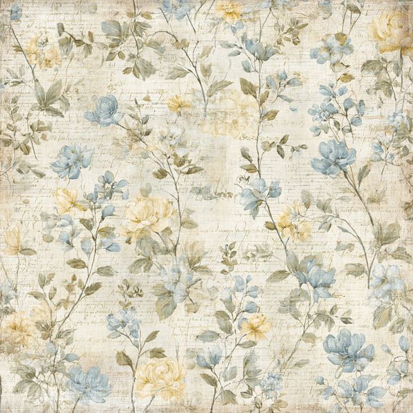 Reprint - 12x12 - RP0757 - Summer Meadow - Whispering Flowers