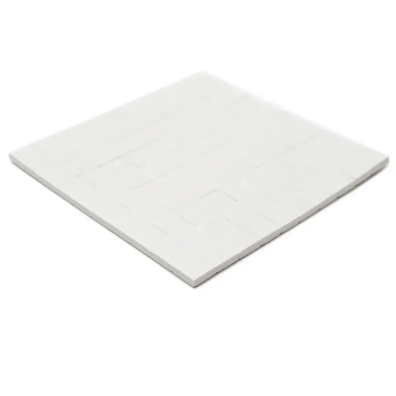 Kort & Godt - 3D limputer - Hvit - 10x10mm - h: 3mm