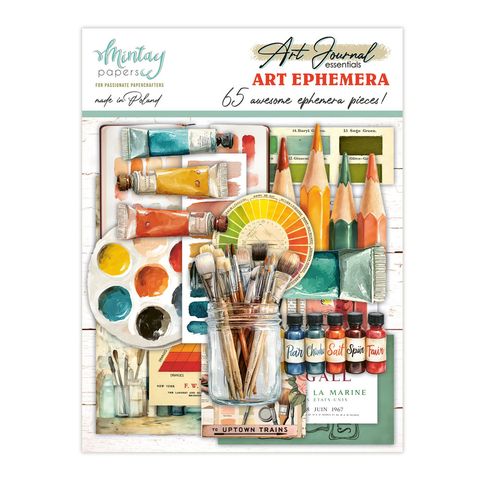 Hovedbilde Mintay - Art Journal - C05 - Art Ephemera - Paper Die-Cuts - 65 pcs