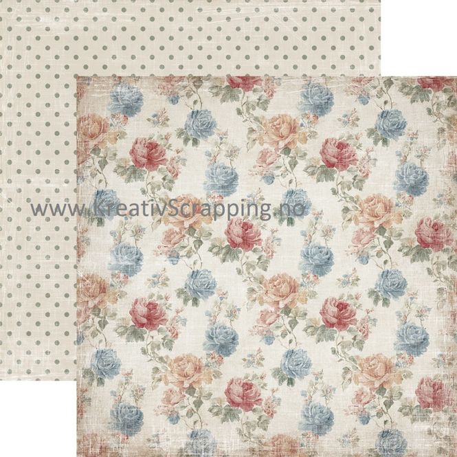 Hovedbilde Reprint - 12x12 - RP0742 - Quiet Moments - Soft Floral