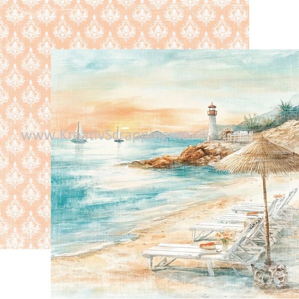 Reprint - 6x6 - RPP107 - The Beach - Paper Pack