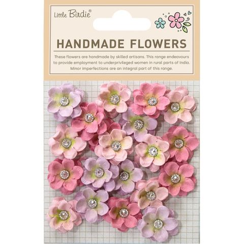 Hovedbilde Little Birdie - Handmade Flowers - Twinkle - Lavender Vibes - 20 stk