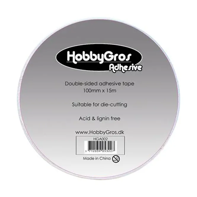 Hovedbilde Hobbygros - Doublesided tape - Rull - 10 cm x 15 m