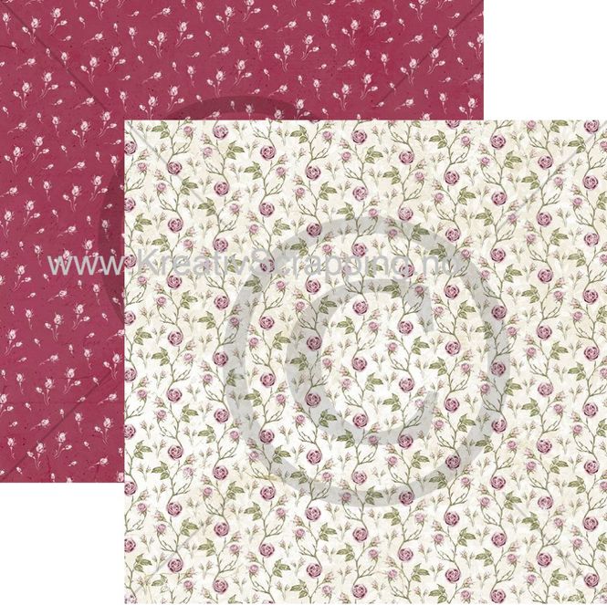 Hovedbilde Papirdesign - 12x12 - PD 01053 - Verdifull - Rosehage
