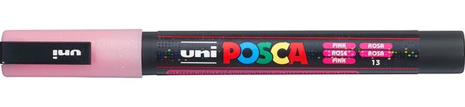 Hovedbilde Uni POSCA - PC-3ML - Fine 0,9-1,3mm -   13 - Glitter Pink